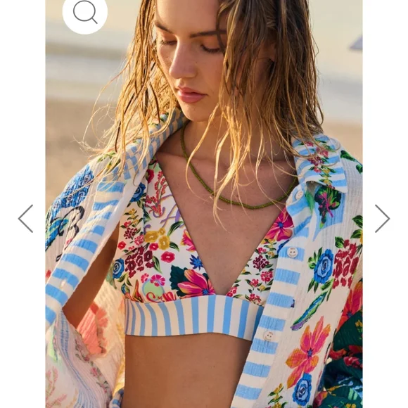 New!Agua Bendita Laurie‎ Bikini Top